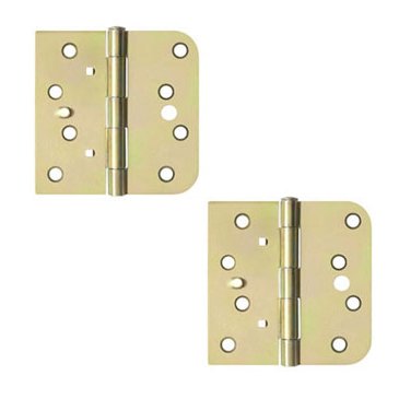 4"x 4"x 5/8" Right Handed Square Hinge (SOLD AS A PAIR) in Zinc Plated