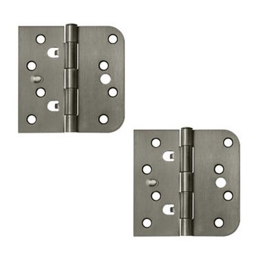 4"x 4"x 5/8"x Square Hinge (SOLD AS A PAIR) in Antique Nickel