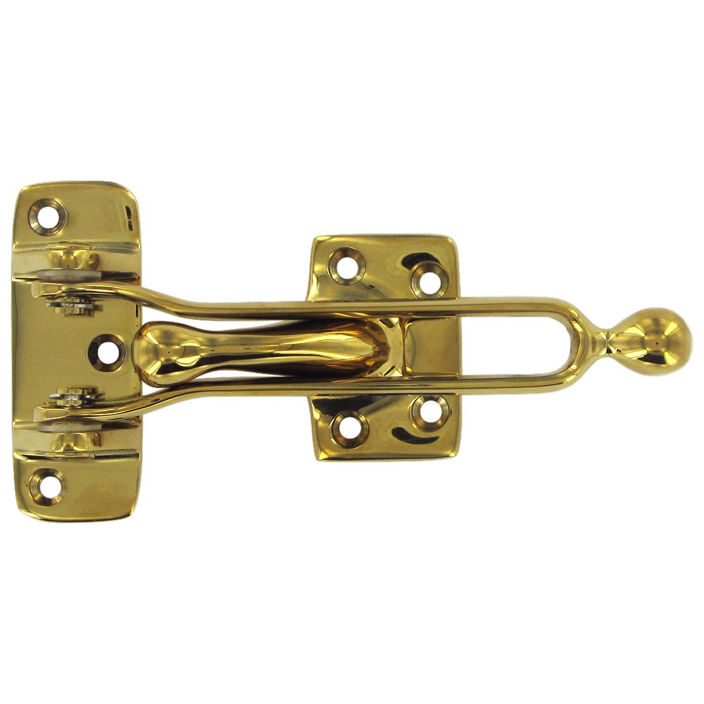 Solid Brass 5" Door Guard in PVD Brass