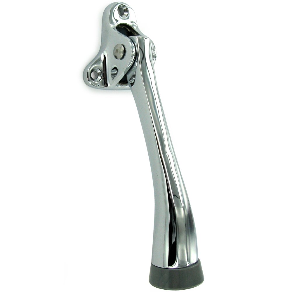 Solid Brass 5" Kickdown Holder in Polished Chrome
