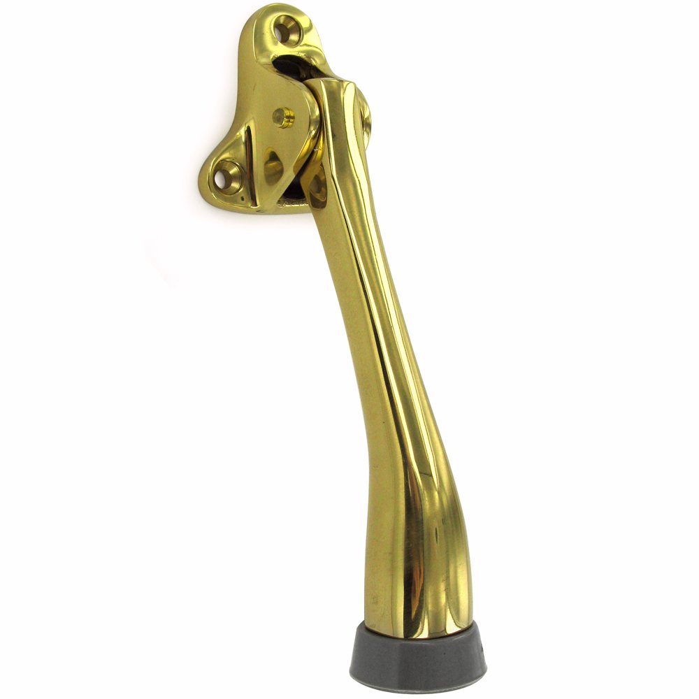 Solid Brass 5" Kickdown Holder in Polished Brass