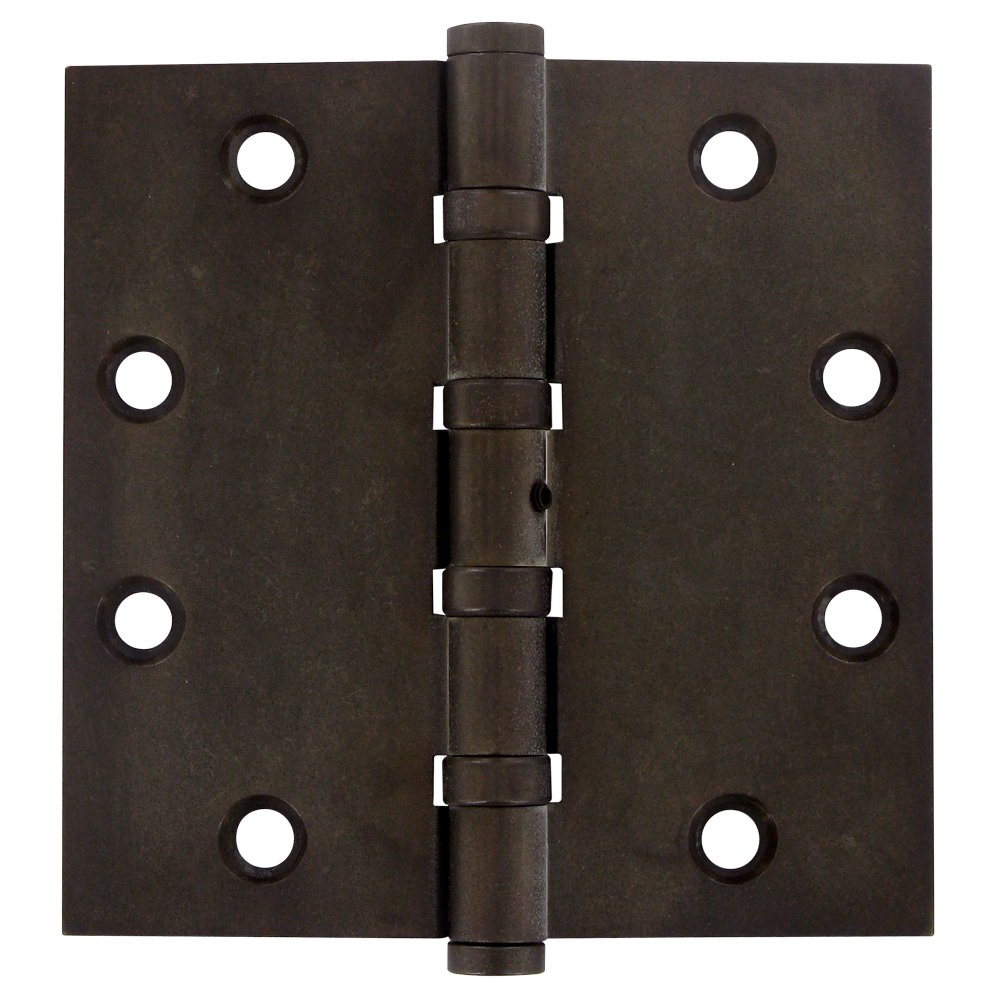 Removable Pin Square Door Hinge (Sold as a Pair) in White Dark
