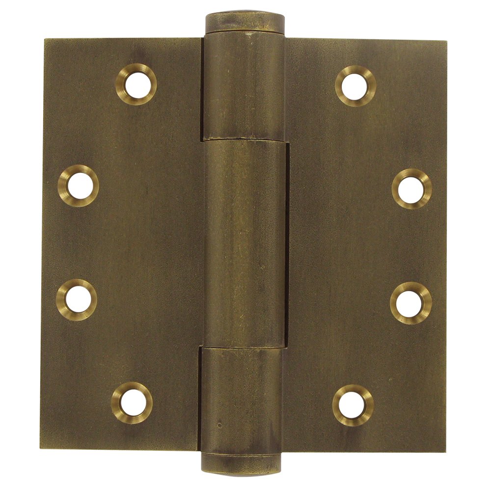 Solid Brass 4 1/2" x 4 1/2" Heavy Duty Door Hinge (Sold as a Pair) in Bronze Medium