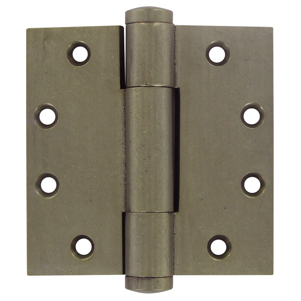Solid Brass 4 1/2" x 4 1/2" Heavy Duty Door Hinge (Sold as a Pair) in White Light