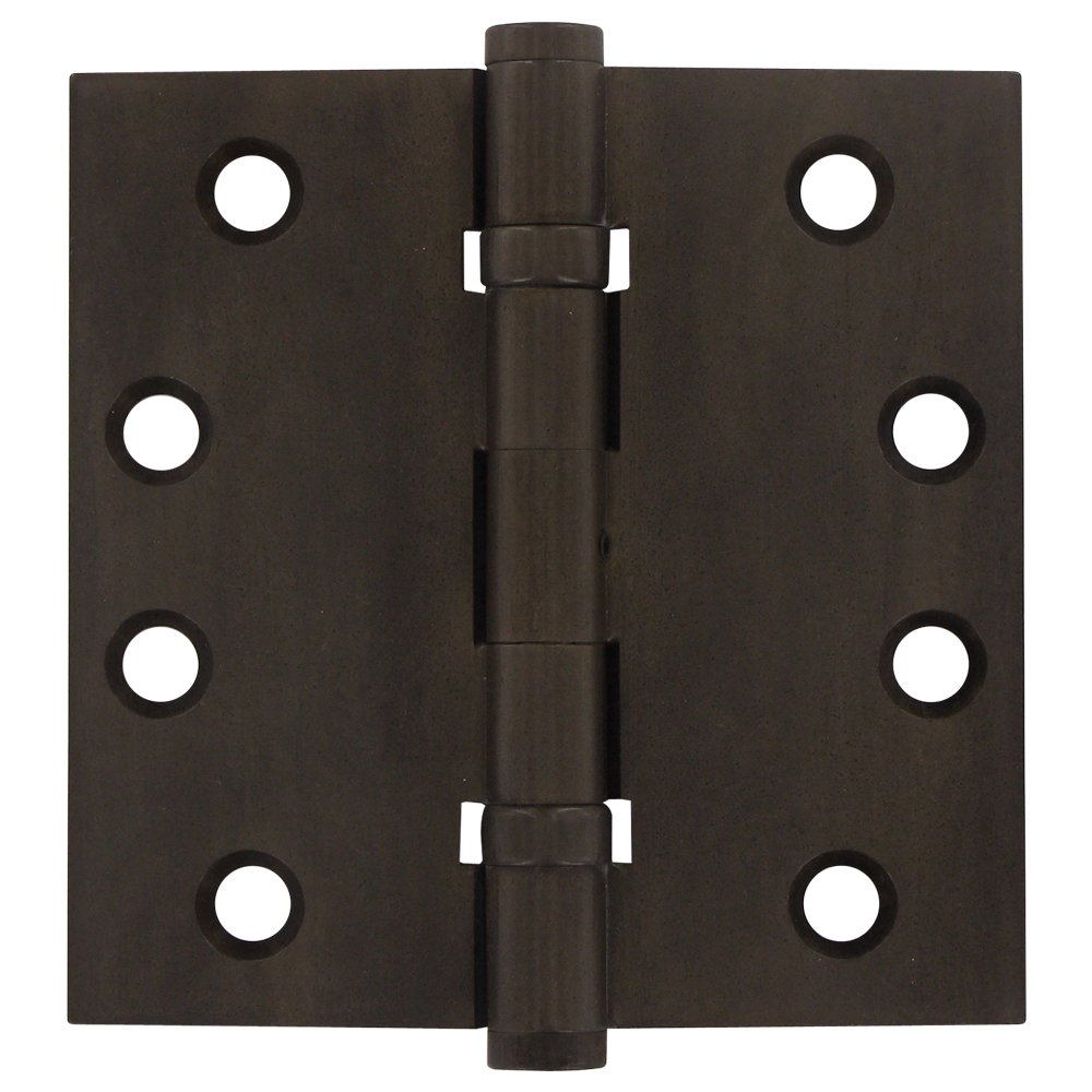 Removable Pin Square Door Hinge (Sold as a Pair) in White Dark