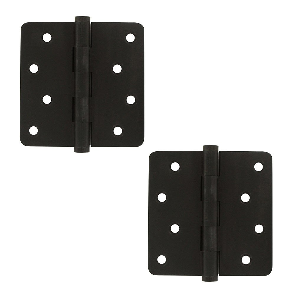 Zag Screw Hole Door Hinge (Sold as a Pair) in Oil Rubbed Bronze