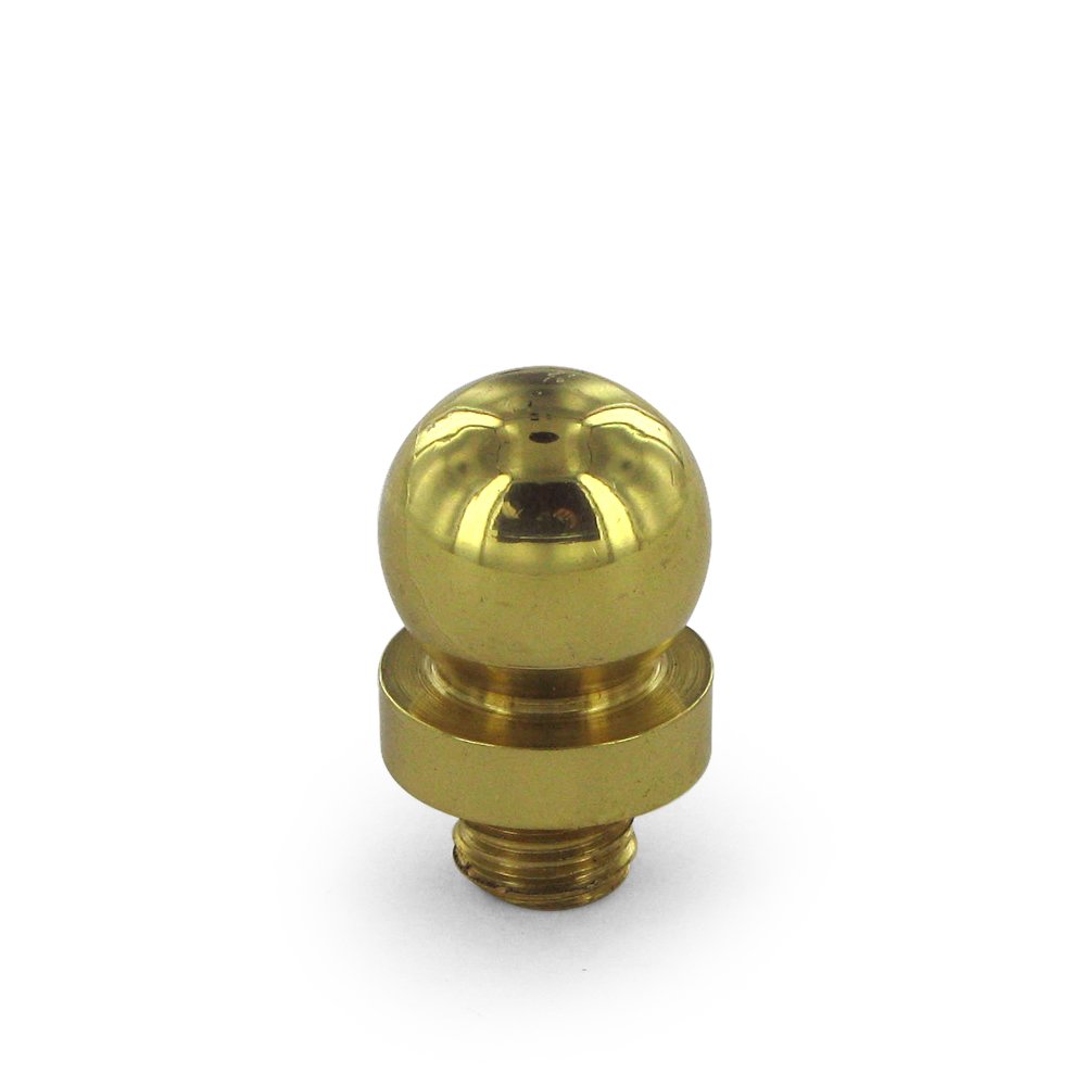 Solid Brass Ball Tip Door Hinge Finial for 6" x 6" Special Feature Door Hinges (Sold Individually) in Polished Brass
