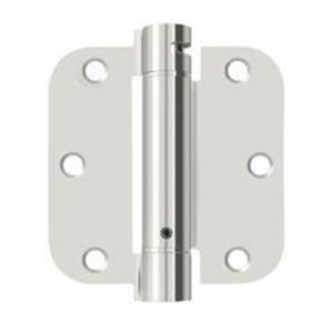 3 1/2"x 3 1/2"x 5/8" Spring Hinge (Sold Individually) in Polished Nickel
