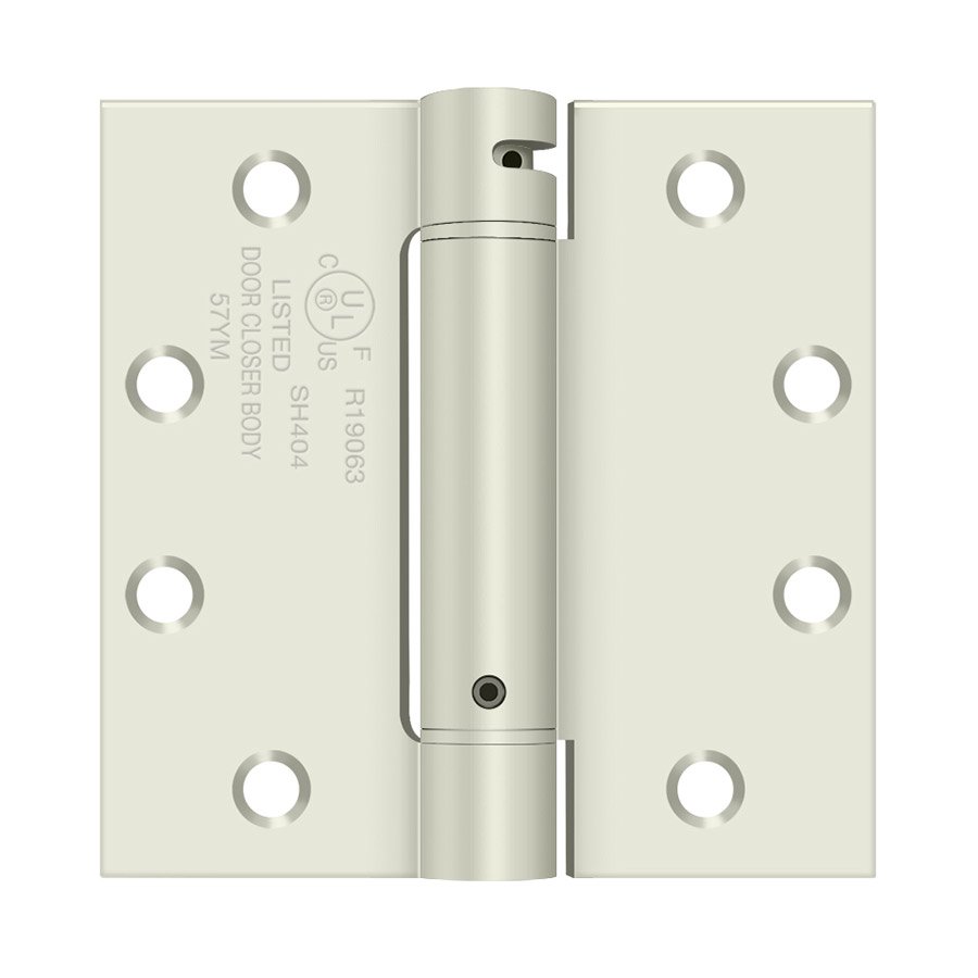 4 1/2"x 4 1/2" UL Listed Spring Hinge (Sold Individually) in White