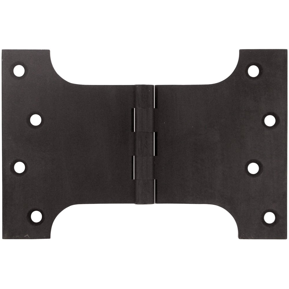 Solid Brass 4" x 6" Parliament Door Hinge (Sold as a Pair) in Oil Rubbed Bronze