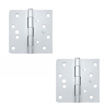 4"x 4"x 1/4"x Square Hinge (SOLD AS A PAIR) in Paint White