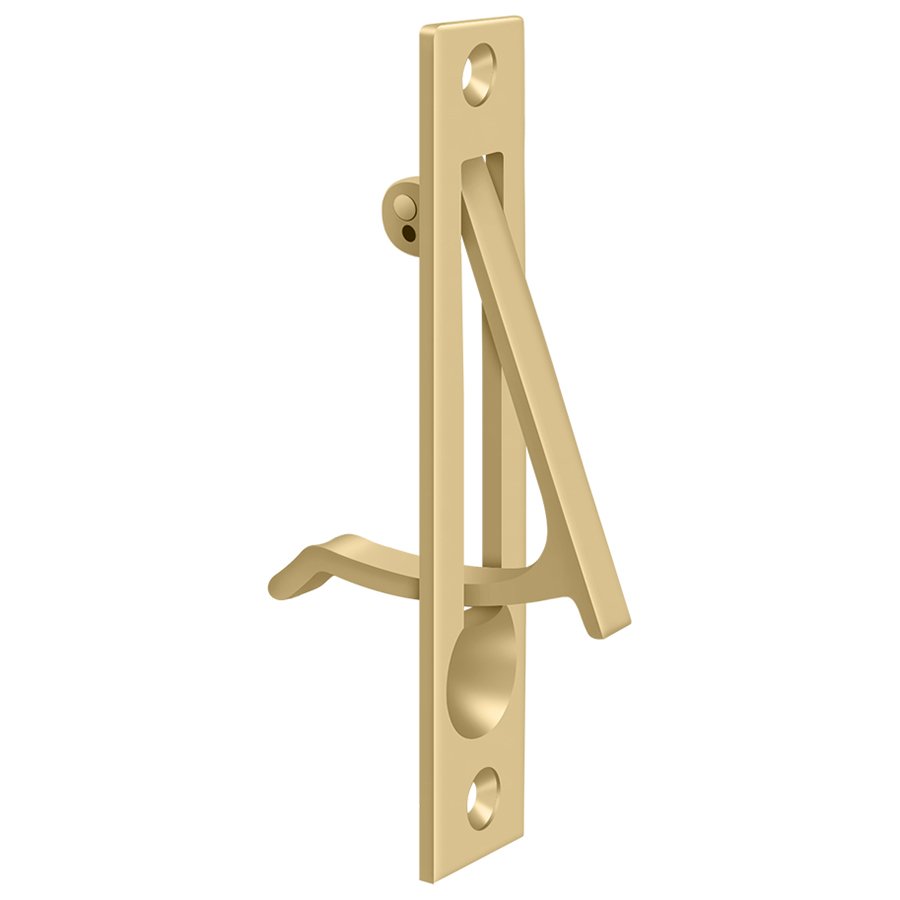 4"x 3/4" Edge Pull in Brushed Brass
