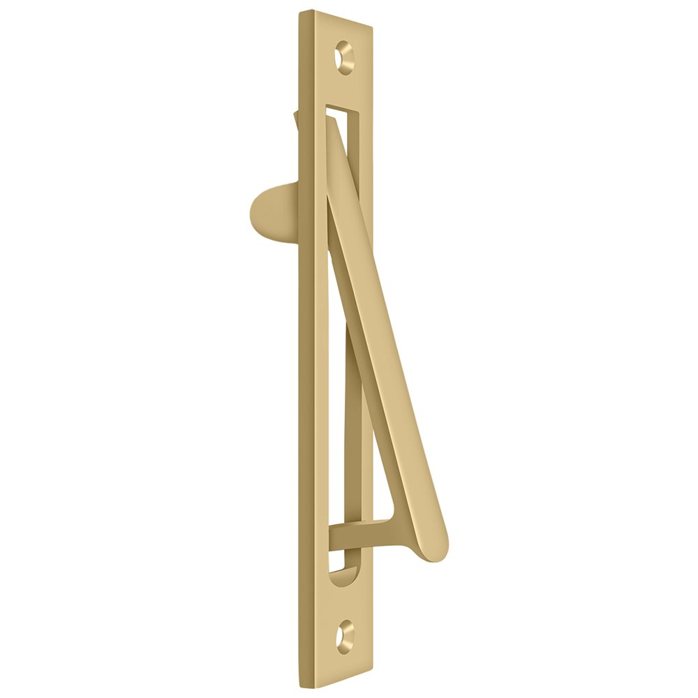 6 1/4" x 1 1/4" Edge Pull  in Brushed Brass