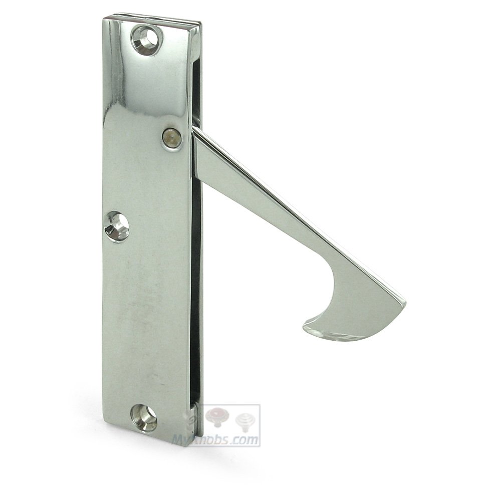 Solid Brass Thin Edge Pull in Polished Chrome