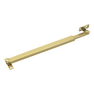 Solid Brass 12" Friction Casement Adjuster in Polished Brass