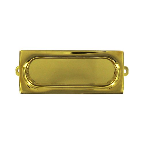 Solid Brass 3 1/8" x 15/16" Rectangle Flush Pull in PVD Brass