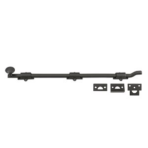 Heavy Duty 18" Surface Bolt with Off-set in Oil Rubbed Bronze