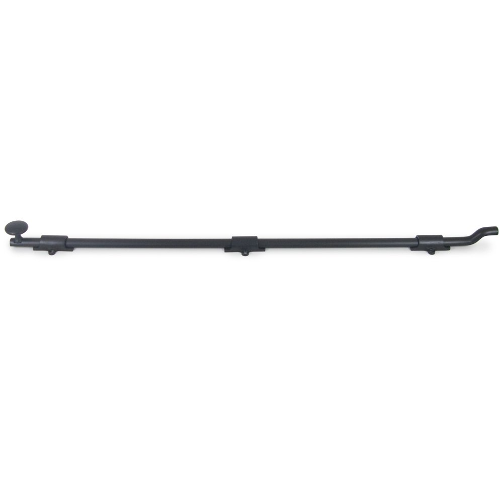 Solid Brass 26" Heavy Duty Surface Bolt with Off Set in Oil Rubbed Bronze