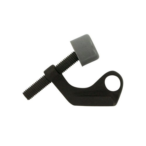 Solid Brass Hinge Mounted Hinge Pin Stop for Steel Hinges in Oil Rubbed Bronze