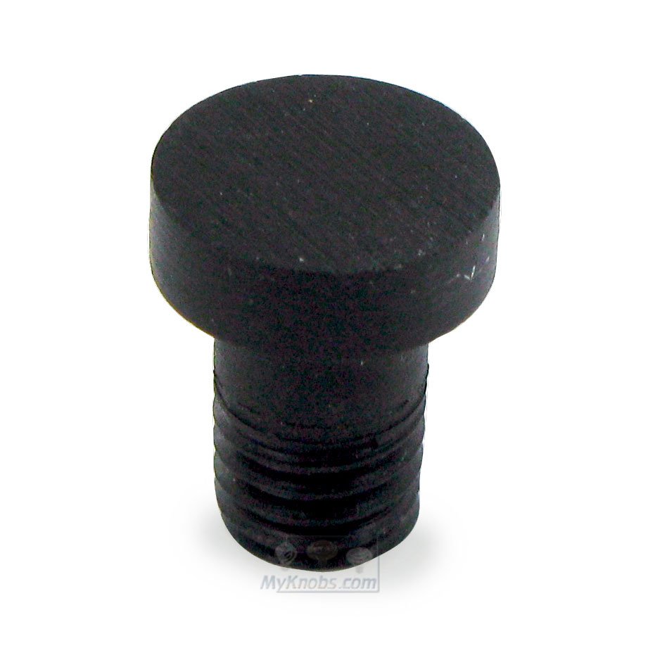 Solid Brass Extended Button Tip for Solid Brass Hinges and Hinge Pin Door Stops (Sold Individually) in Paint Black