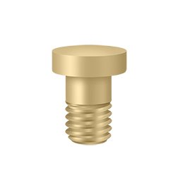Solid Brass Extended Button Tip for Solid Brass Hinges and Hinge Pin Door Stops (Sold Individually) in Polished Brass