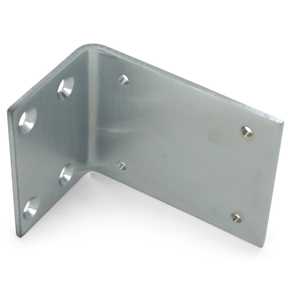 Jamb Bracket for DASH95 in Brushed Chrome
