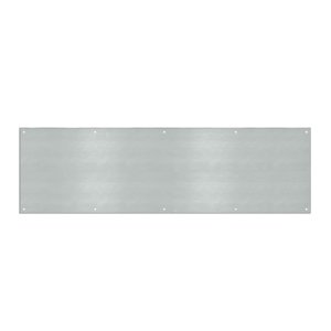 Kick Plate 10" x 34" in Brushed Stainless Steel