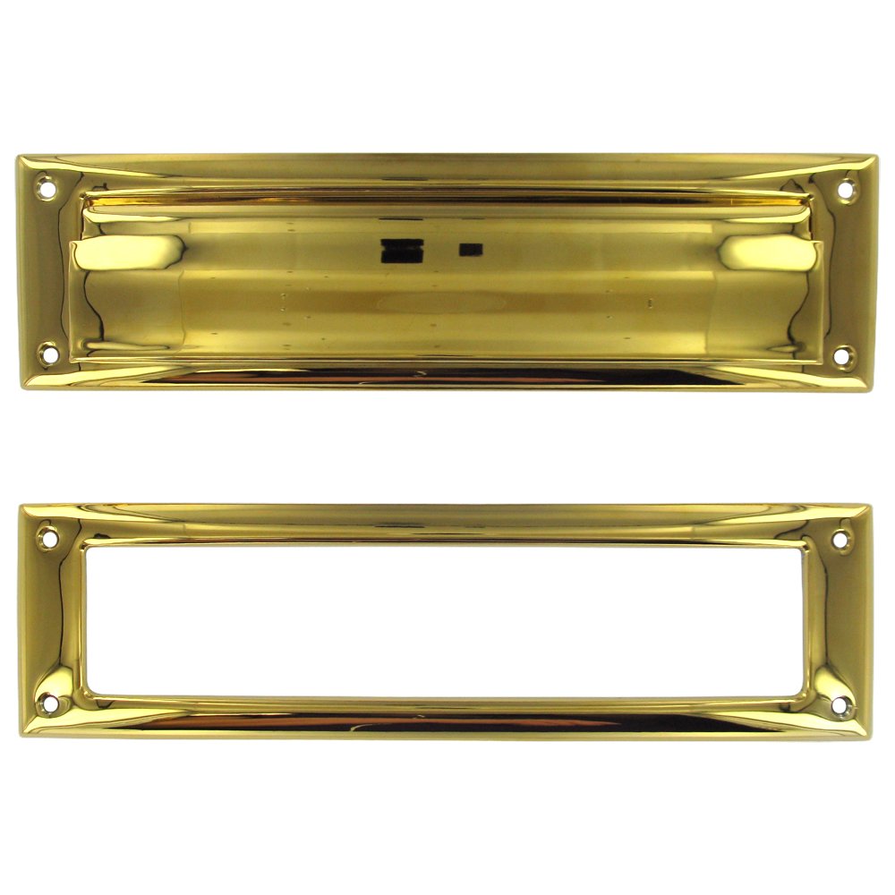 Solid Brass Mail Slot in PVD Brass