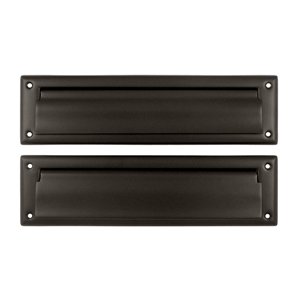 Mail Slot 13 1/8" with Interior Flap in Oil Rubbed Bronze