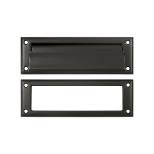 Mail Slot 8 7/8" with Interior Frame in Oil Rubbed Bronze