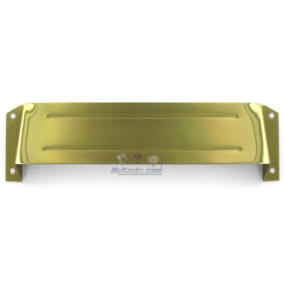 Solid Brass Letter Box Hood in Polished Brass