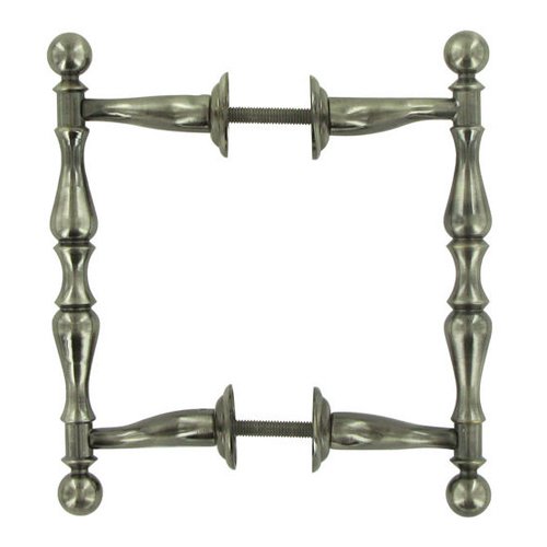 Solid Brass 4 3/16" Centers Off Set Back to Back in Antique Nickel