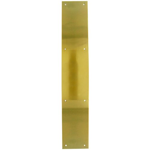 Solid Brass 20" x 3 1/2" Push Plate in PVD Brass