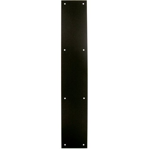 Solid Brass 20" x 3 1/2" Push Plate in Oil Rubbed Bronze