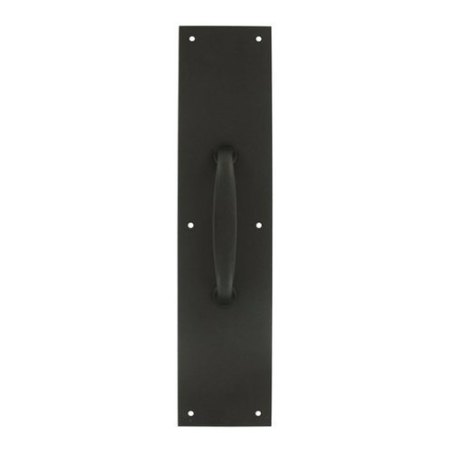 Solid Brass 15" x 3 1/2" Push/Pull Plate with 5 1/2" Handle in Oil Rubbed Bronze