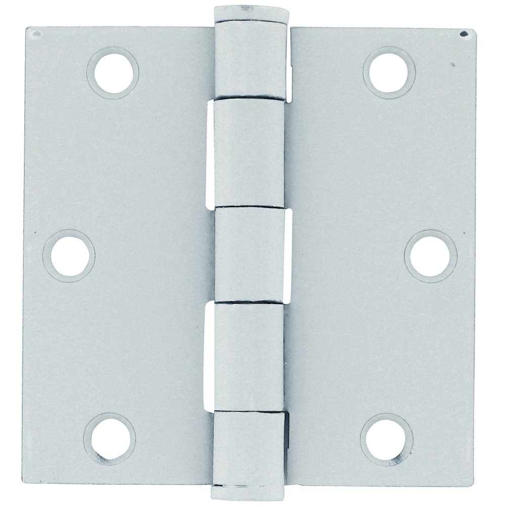 3 1/2" x 3 1/2" Heavy Duty Square Door Hinge (Sold as a Pair) in Paint White