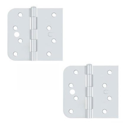 4" x 4 1/4" x 5/8" Radius x Square Hinge Security Stud (SOLD AS A PAIR) in Paint White