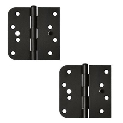 4"x 4"x 5/8"x Left Handed Square Hinge (SOLD AS A PAIR) in Oil Rubbed Bronze