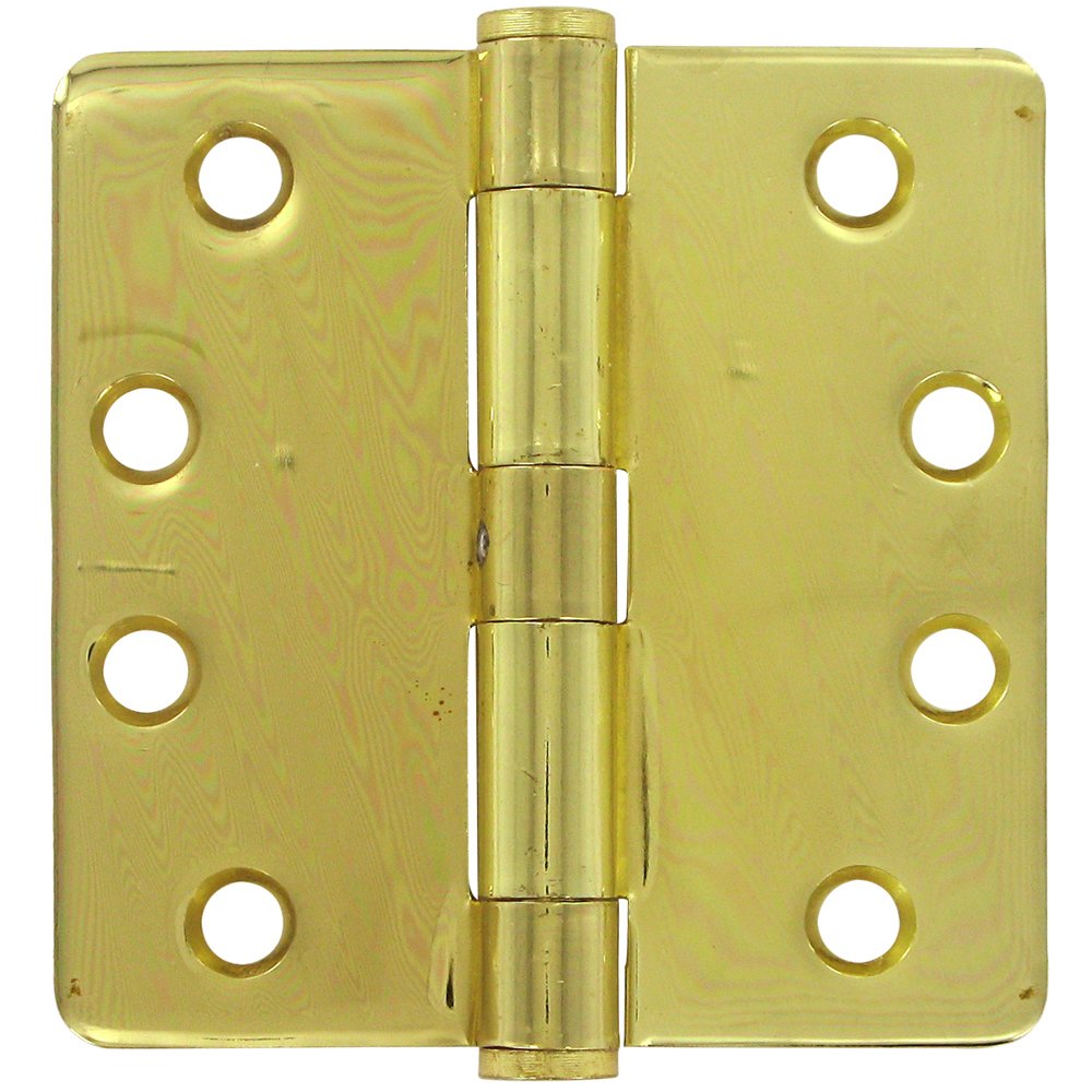 Removable Pin/Heavy Duty Door Hinge (Sold as a Pair) in Polished Brass