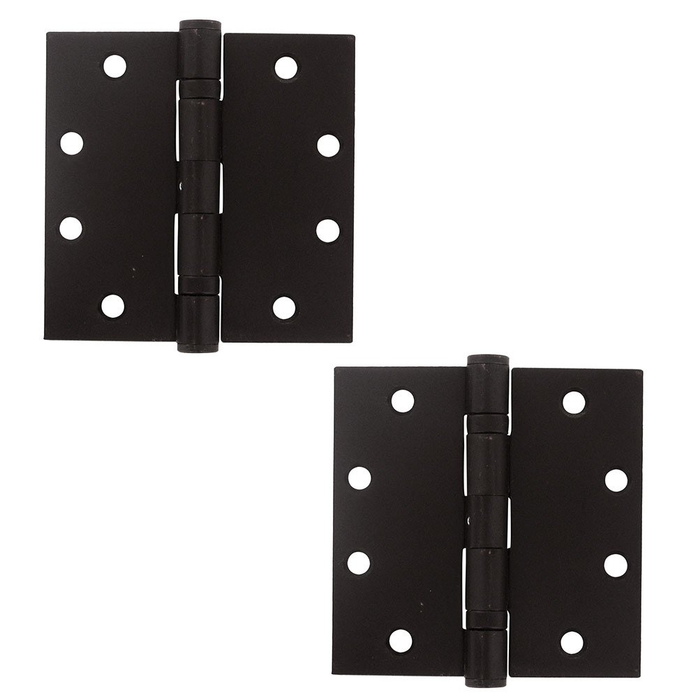 Removable Pin Square Door Hinge (Sold as a Pair) in Oil Rubbed Bronze