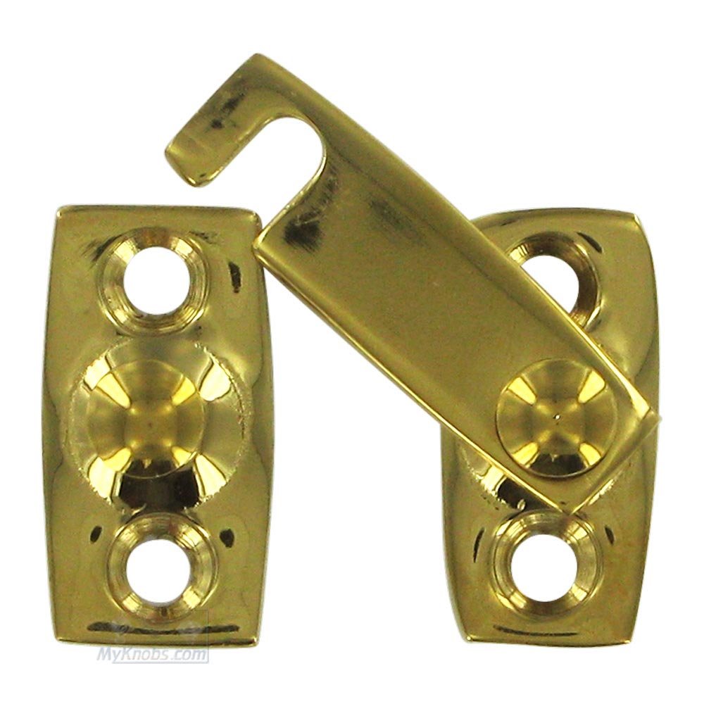 Solid Brass 5/8" Shutter Bar/Door Latch in PVD Brass