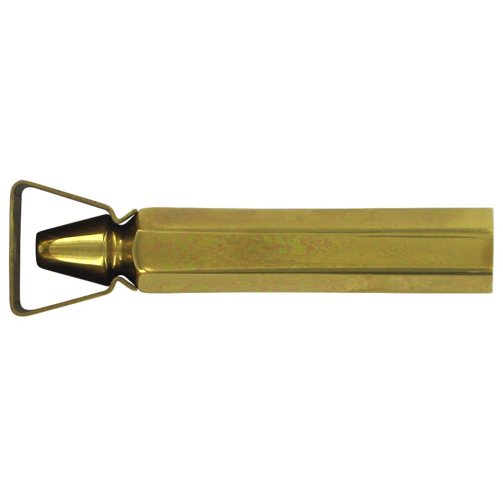 Solid Brass 3 1/4" Shutter Door Holder in PVD Brass