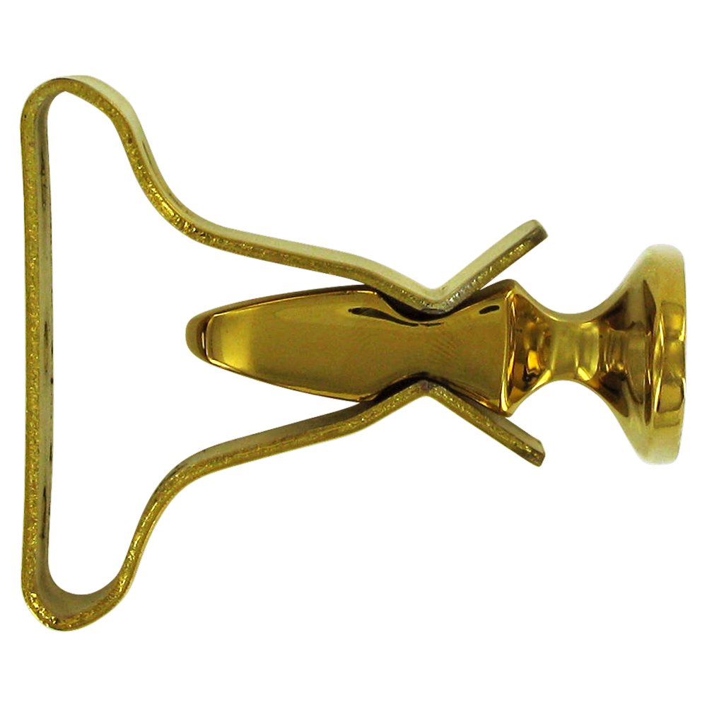 Solid Brass 2 3/4" Shutter Door Holder in PVD Brass
