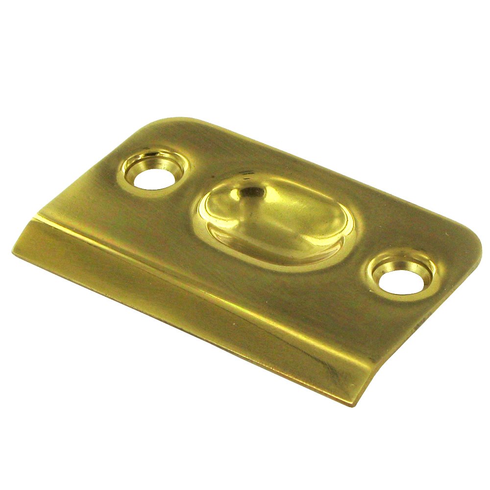 Strike Plate for Ball Catch and Roller Catch (DBC10 SOLD SEPARATELY) in Polished Brass