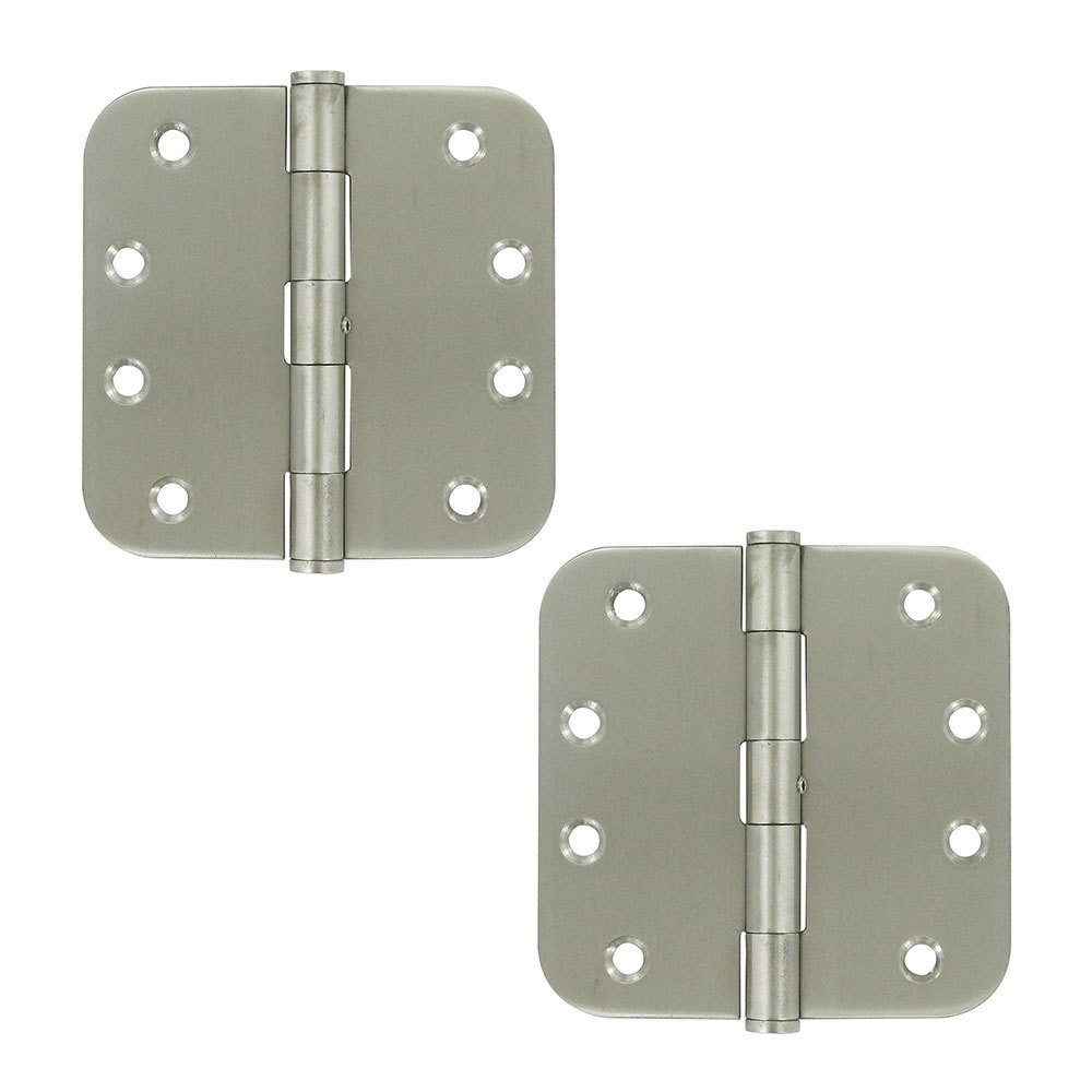 Removable Pin Door Hinge (Sold as a Pair) in Brushed Stainless Steel