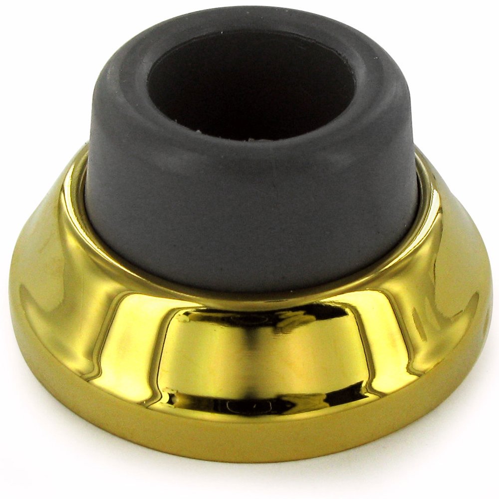 Solid Brass 1 7/8" Diameter Flush Bumper in PVD Brass