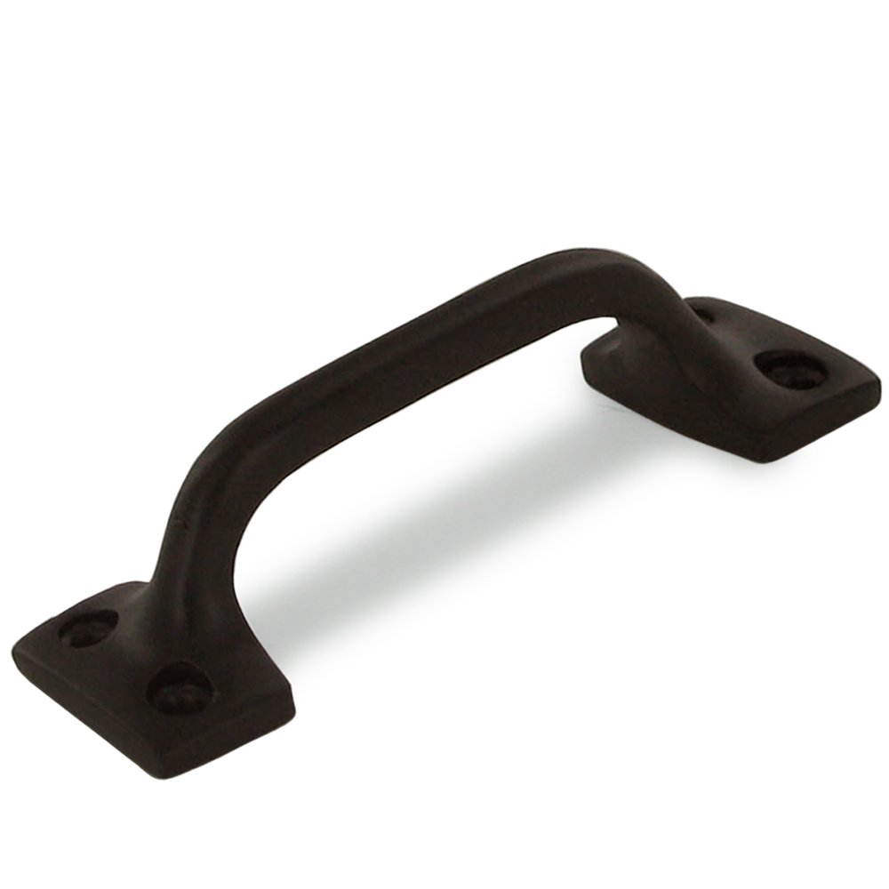 Solid Brass 3 1/2" Centers Front Mounted Handle in Oil Rubbed Bronze