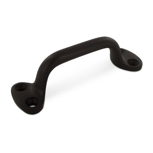Solid Brass 5" Centers Front Mounted Handle in Oil Rubbed Bronze