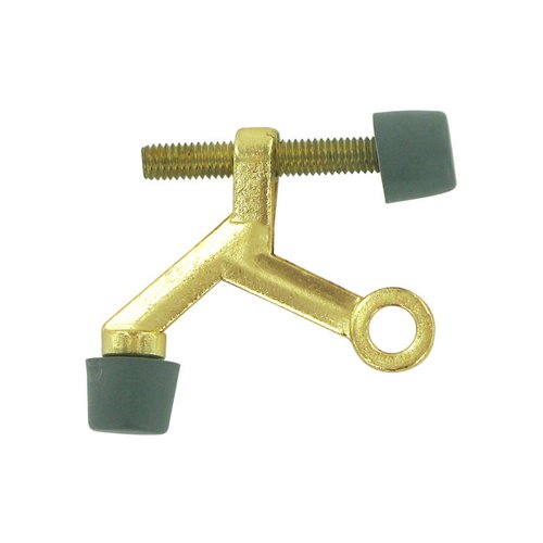 Zinc Die Cast Hinge Mounted Hinge Pin Stop in Polished Brass