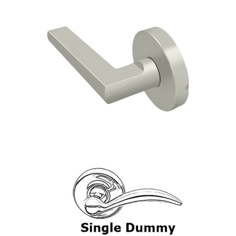 Portmore Lever Dummy in Brushed Nickel